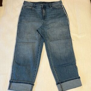 * J.Jill High Rise Cropped Jeans